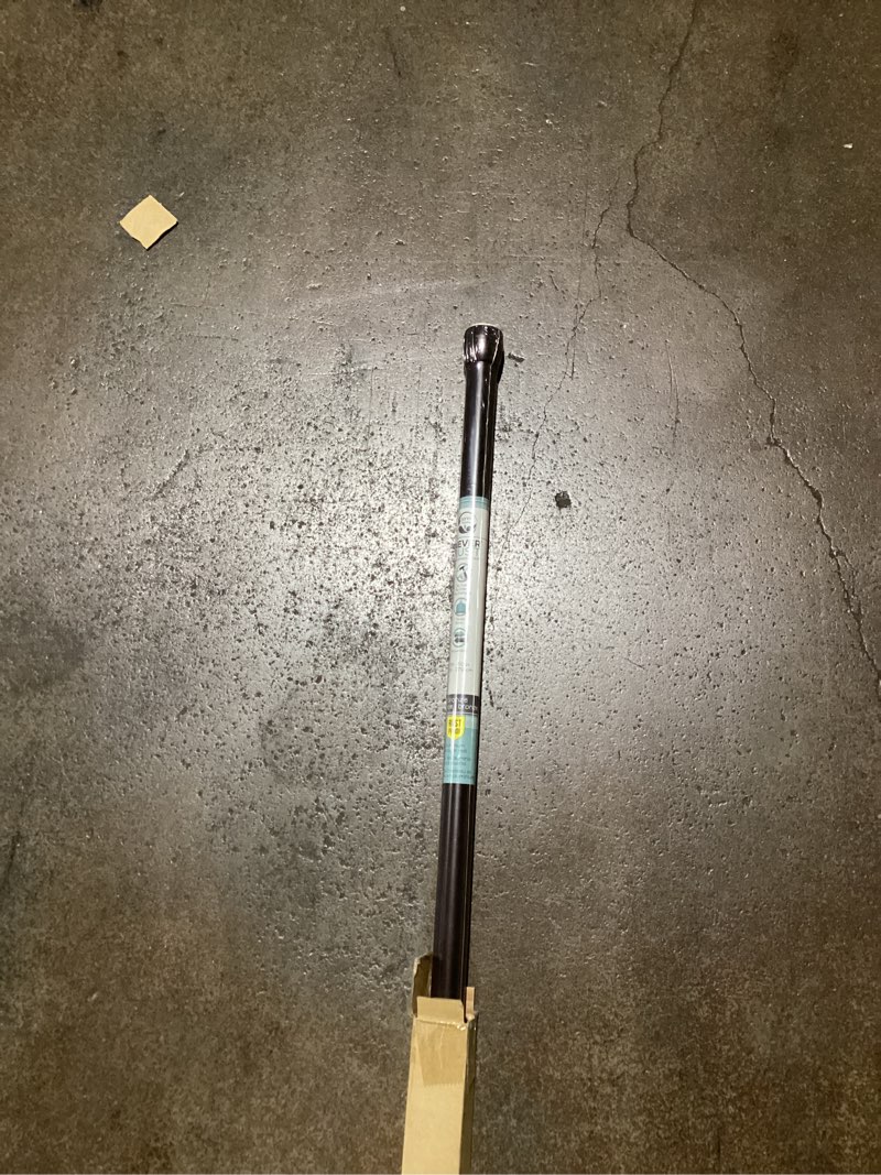 Condition photo showing Good Condition for Zenna Home Tension Shower Curtain Rod, No Drill Adjustable Tension Curtain Rod for Bathroom, Rustproof, Easy Install Expandable Shower Curtain Rods, 66 to 110 Inches, Bronze Bronze 66" - 110"