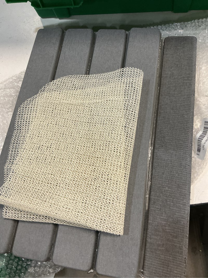 Condition photo showing Good Condition for large stone dish drying mat for kitchen counter, eco-friendly, instant drying pad,diatomaceous earth water absorbing mat, foldable and super absorbent dish drying stone mat, 24"×16", dark gray dark gray 23.2" x 15.4"
