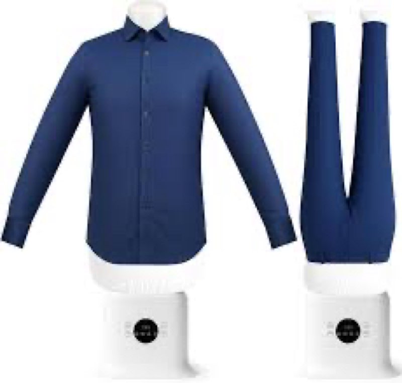 Automatic Ironing Machine, Portable Hands-Free Wrinkle Remover for Shirts & Pants, Gentle on All Fab