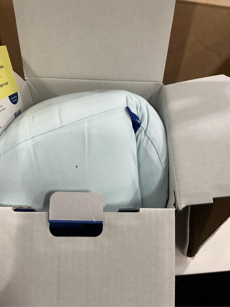 Condition photo showing As Is for Casper Sleep Hybrid Snow Pillow, Standard, White White Standard