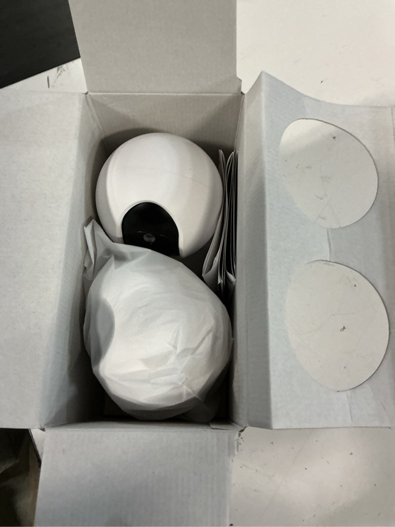 Condition photo showing Good Condition for blurams 5g cameras for home security, 2k pet camera with phone app, 360° ptz indoor camera w/dual-band wifi6, free human/motion/sound detection, 2-way talk, night vision, compatible with alexa, 2pack 2k cam 2pack