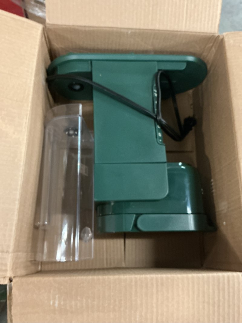 Condition photo showing As Is for keurig k-express single serve coffee maker – strong brew option, 42oz reservoir, sleek design for holiday hosting & gifting, evergreen