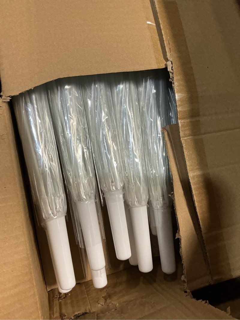 Condition photo showing New/Like New for aodaer 15 pcs clear wedding umbrellas bulk, 36 inch transparent bubble umbrella with storage box large dome windproof stick umbrellas for rain wedding bridal party supplies photography props