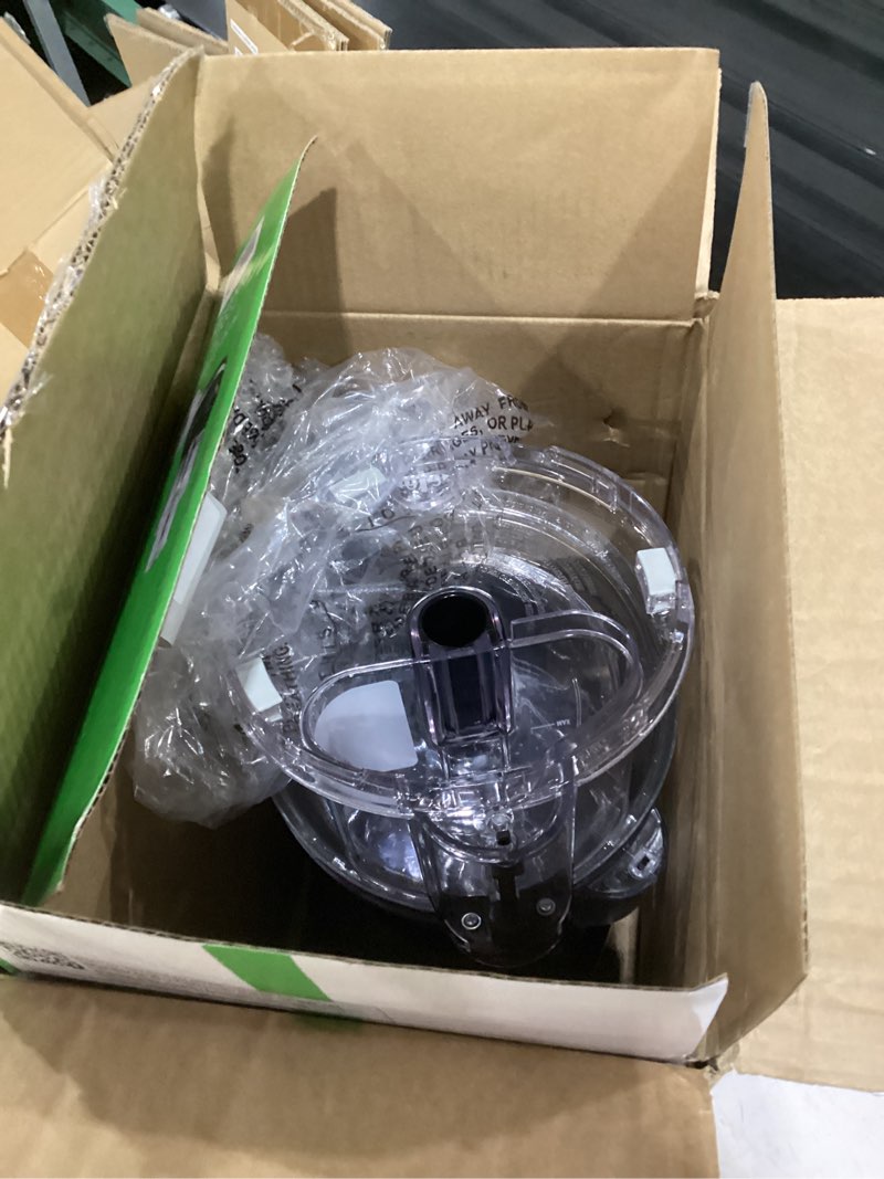Condition photo showing As Is for hamilton beach big mouth duo plus 12 cup food processor & vegetable chopper with additional mini 4 cup bowl, black (70580)