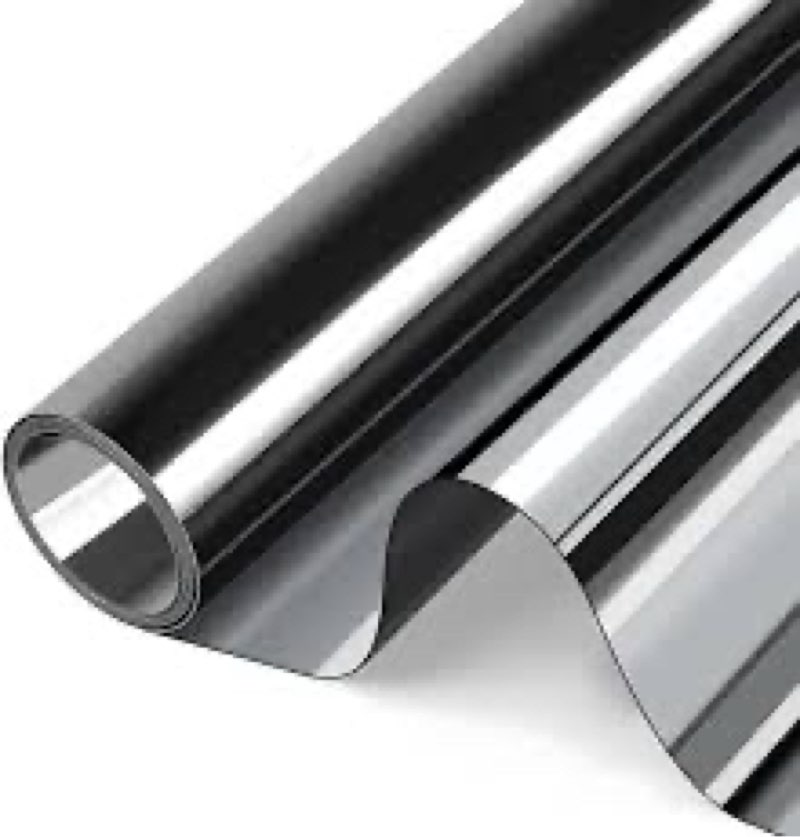 Lute one way film window tint black-silver 23.6” X 157.4”
