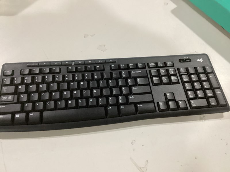 Condition photo showing Good Condition for Logitech MK270 Wireless Keyboard and Mouse Combo for Windows, 2.4 GHz, 8 Multimedia Keys, PC, Laptop, Wireless Keyboard Compact Mouse Combo - Black Black 1 Pack Combo