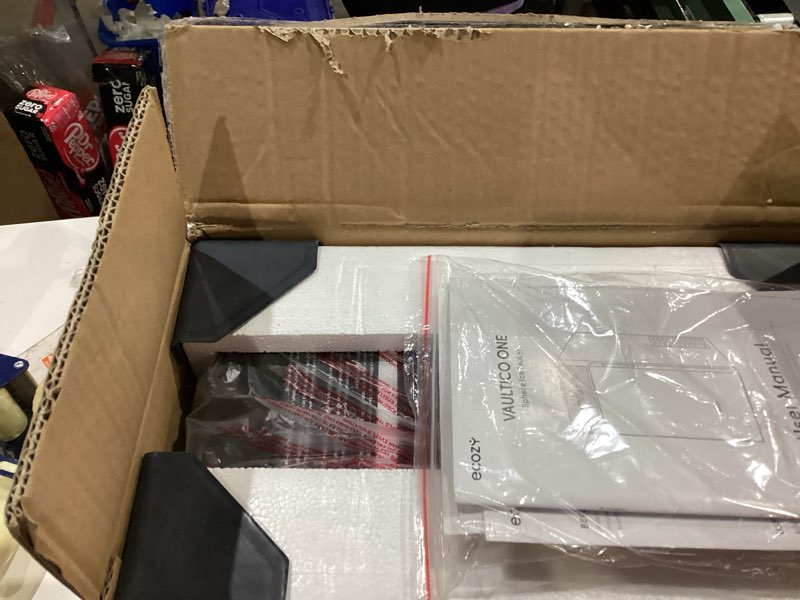 Condition photo showing Good Condition for ecozy 2.1" Clear Ice Ball Maker with CrystalFlux Technology, Minimal Footprint Sphere Ice Maker with 8H Timer, 1 pc in 30 Mins, 48 pcs/Day, Self-Cleaning for Home Bar Whiskey & Bourbon Glossy Black