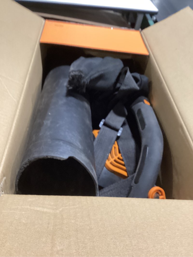 Condition photo showing Good Condition for WORX Trivac 3 in 1 Electric Leaf Blower for Lawn Care, Leaf Vacuum with 600 CFM, Leaf Mulcher with Metal Impeller, WG512 600CFM Blower/Vac/Mulcher