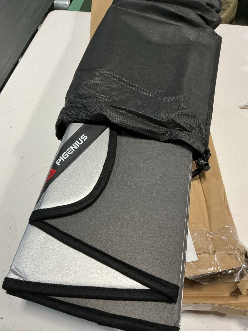 Condition photo showing Good Condition for Windshield Sun Shade for Volkswagen Jetta 2019-2026 Without Rearview Mirror Camera - Safeguard Gray(Safeguard) 2019-2026 without rearview mirror camera