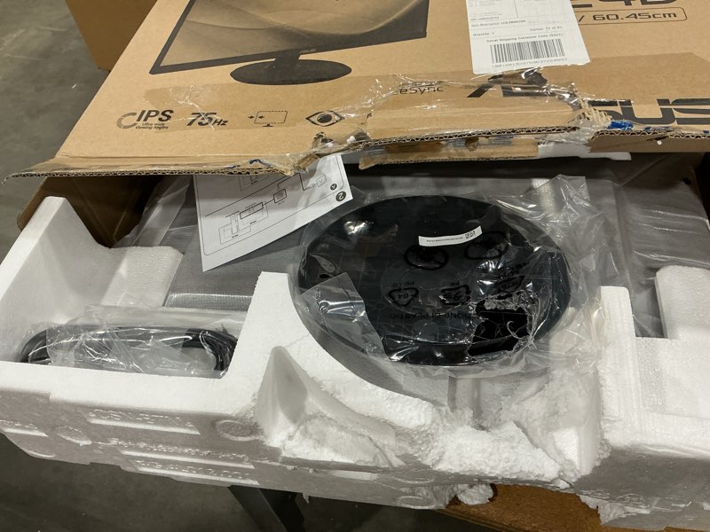 Condition photo showing New/Like New for asus 24 inch desktop monitor - 75hz, full hd (1920x1080), ips, frameless, adaptive-sync, eye care, hdmi, d-sub dvi-d - va24ehe 75hz frameless