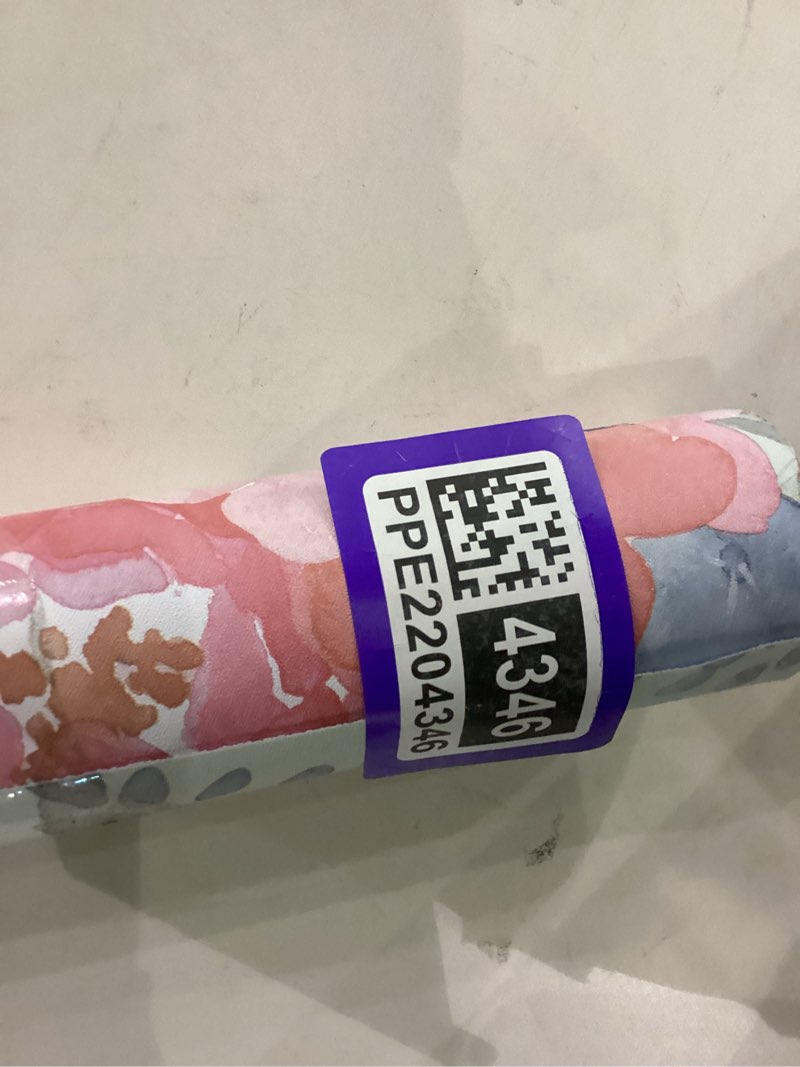 HAOKHOME Floral Wallpaper Peel and Stick Watercolor Cactus White/Pink/Green/Navy Blue Vinyl Self Adh