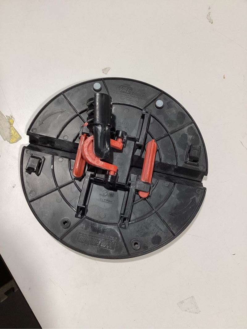 Condition photo showing As Is for wal-board tools folding radial pole sander head 9-in x 9-in