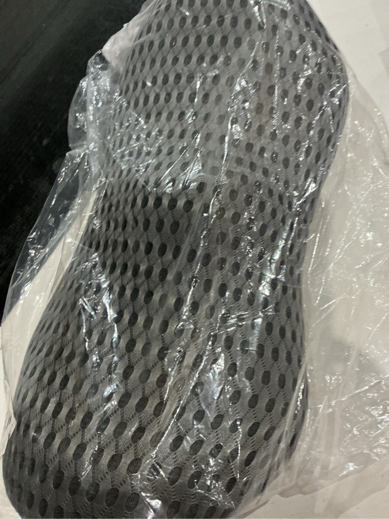 Condition photo showing Good Condition for lumbar support pillow for office chair, memory foam lumbar pillow for lower back pain relief (grey)