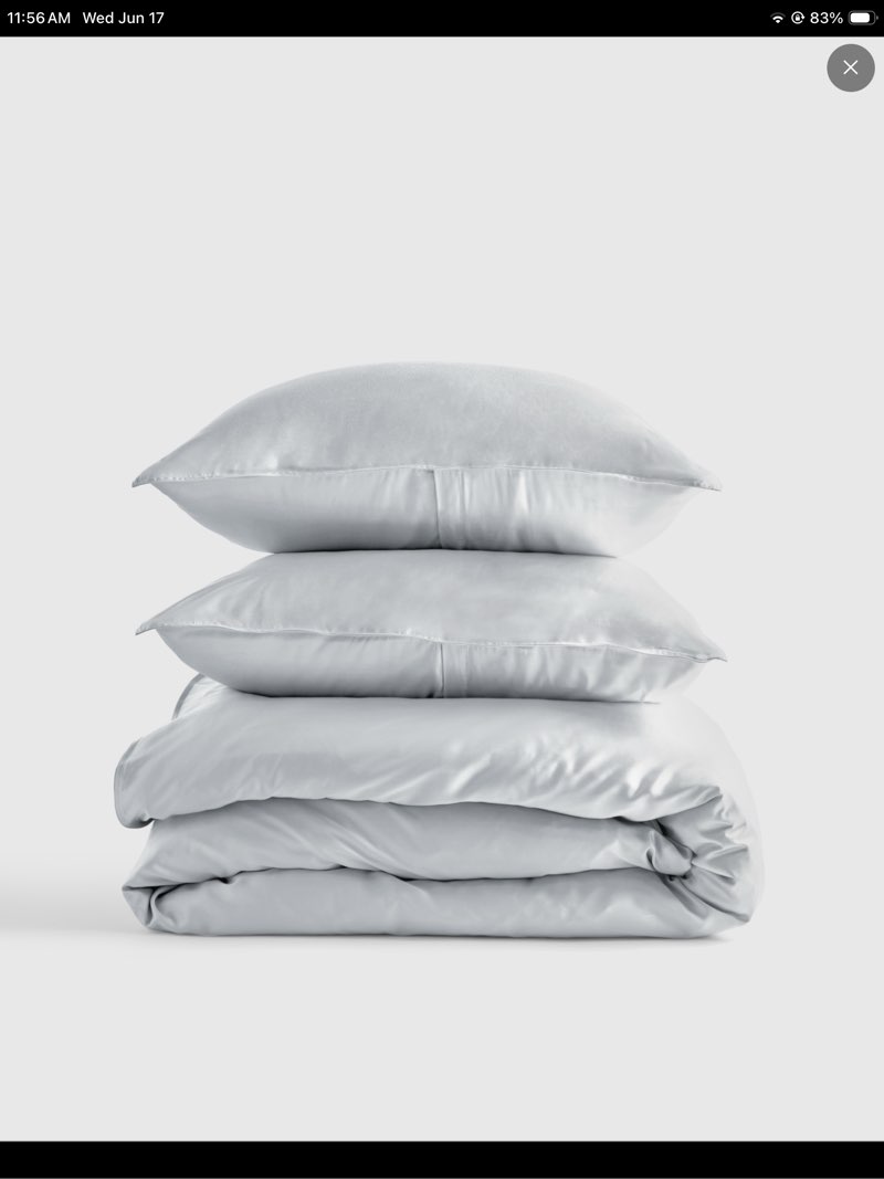 bamboo sheet set, queen, mist