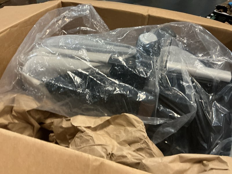 Condition photo showing New/Like New for uppababy rumbleseat v2+ second lower seat/compatible with vista v2 and vista v3 / adapters, bumper bar, bug shield included/alice (dusty pink/silver frame/saddle leather) alice (dusty pink)
