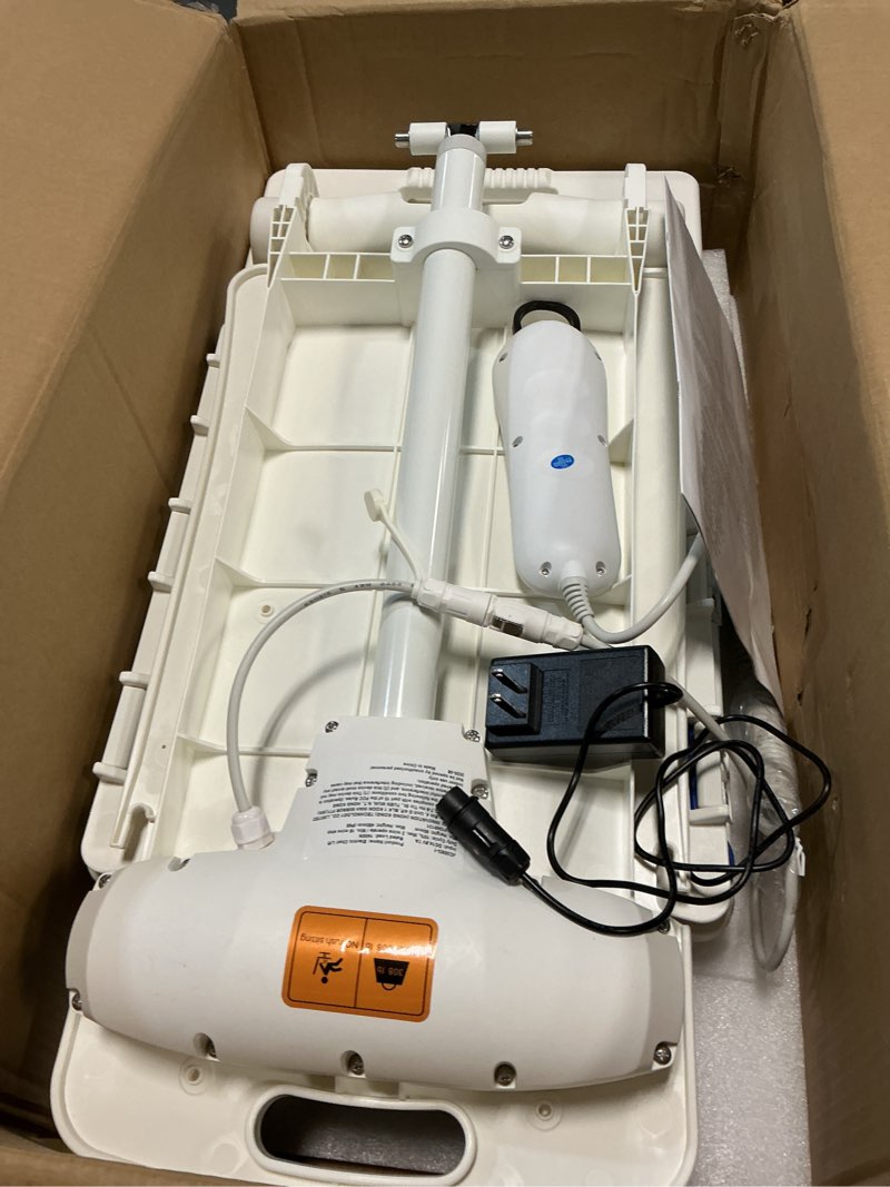 Condition photo showing Good Condition for huanuo 2-in-1 electric chair lift for elderly – floor lift & ip68 waterproof bath lift for tub, foldable, 308 lbs capacity, remote control, height adjustable 2.3"-18.9", for fall recovery & home care