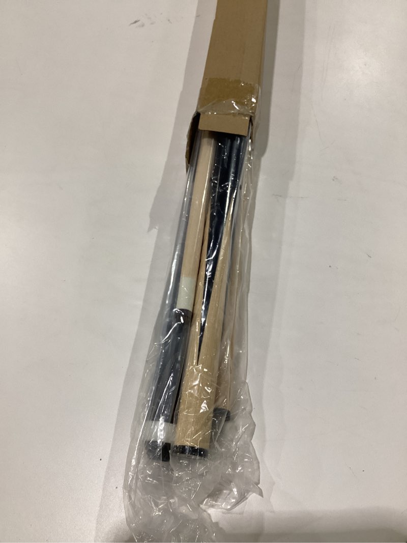 Condition photo showing New/Like New for Pool Cue Sticks – 42"/48"/58" Billiard Cues with 13mm Leather Tip – 17oz/18oz Standard or 20oz Heavy – Set of 2 or 4 – Durable 2-Piece Pool Sticks for Beginners, Adults, Home & Bar 58" set of 2