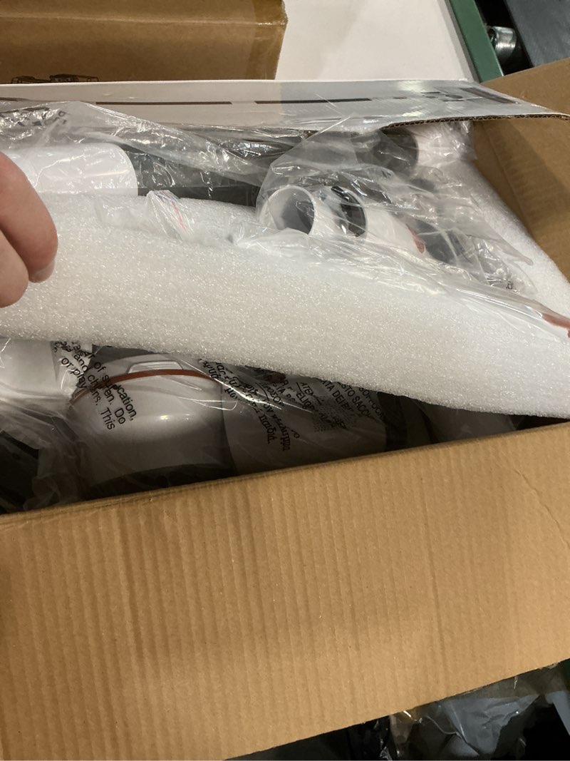 Condition photo showing New/Like New for tikom v500 cordless vacuum cleaner for home, 40000pa/450w stick vacuum with led touch screen, charging wall dock, anti-tangle, lightweight handheld vacuum for pet hair, hard floor, carpet orange&white