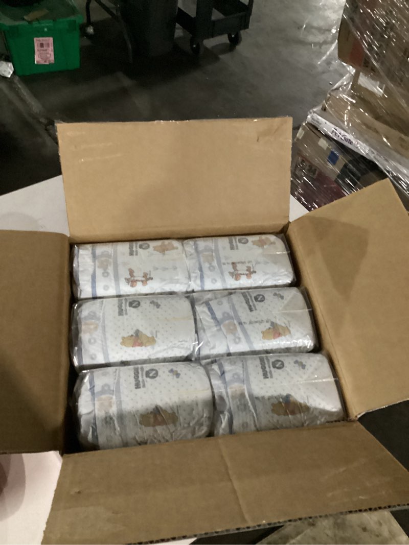 Condition photo showing Good Condition for huggies size newborn diapers, little snugglers baby diapers, size newborn (up to 10 lbs), 144 count, packaging may vary newborn 144