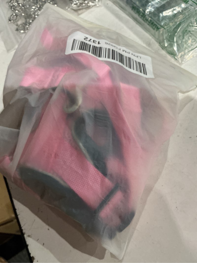 Condition photo showing Good Condition for rabbitgoo cat harness and leash for walking, escape proof soft adjustable vest harnesses for cats, easy control breathable reflective strips jacket, pink, xs xs pink