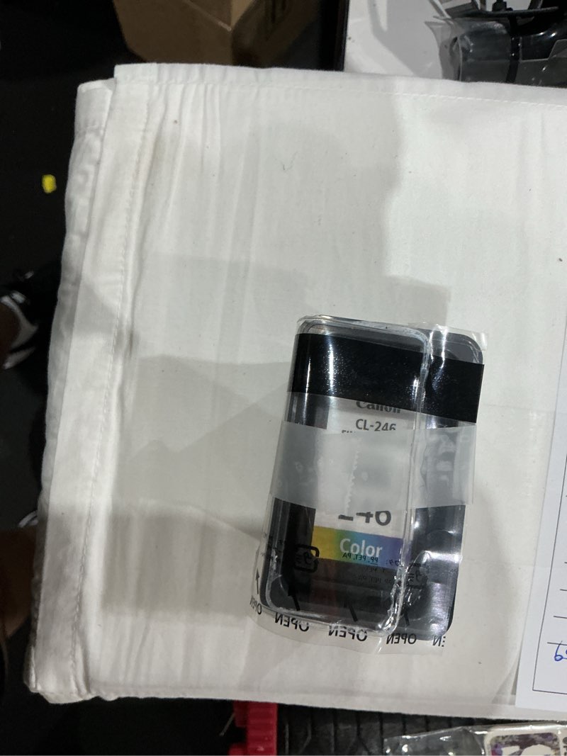 Condition photo showing As Is for canon cl-246 tri-color inkjet print cartridge