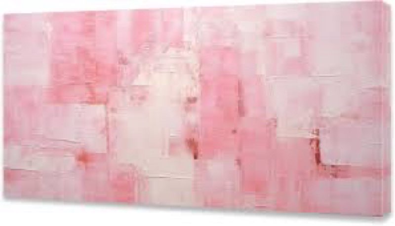 (Similar)Abstract Canvas Wall Pink Pictures Painting Canvas Wall Artwork Framed for Bathroom Living Room Girls Bedroom Home Decor 20\\\" x 10