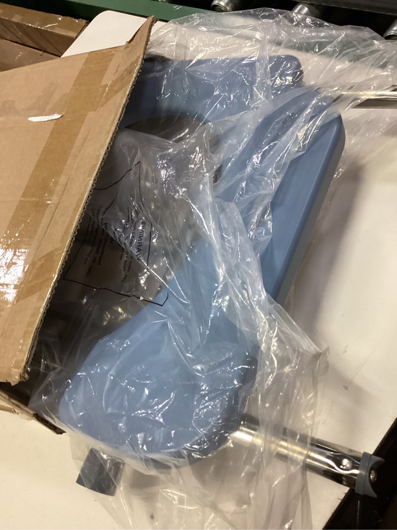 Condition photo showing Good Condition for Raised Toilet Seat with Handles, Toilet Seat Riser for Seniors with Adjustable Height, up to 400lbs, Raised Toilet Seat for Elderly, Pregnant and Handicap, Fit Any Toilet, FSA/HAS Eligible Blue