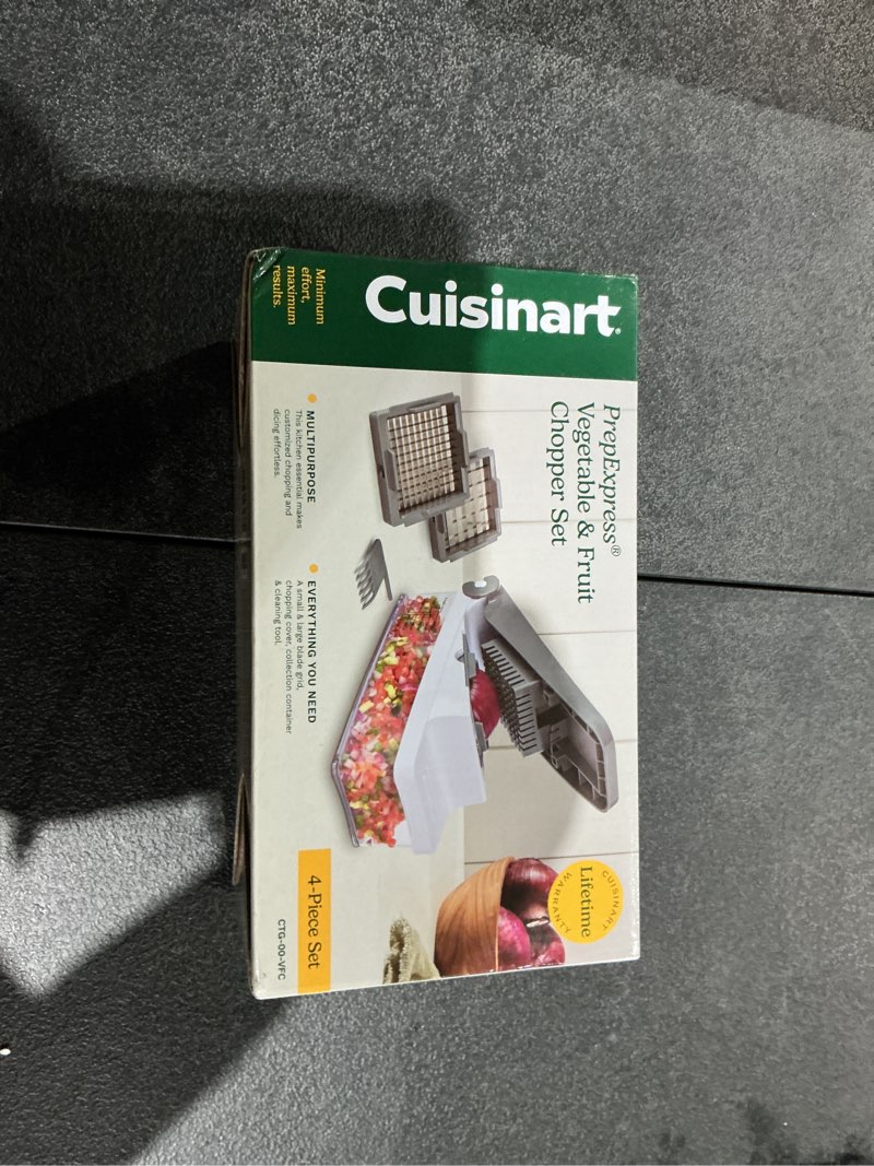 Condition photo showing New/Like New for cuisinart prepexpress™ vegetable & fruit box chopper white 4-cup