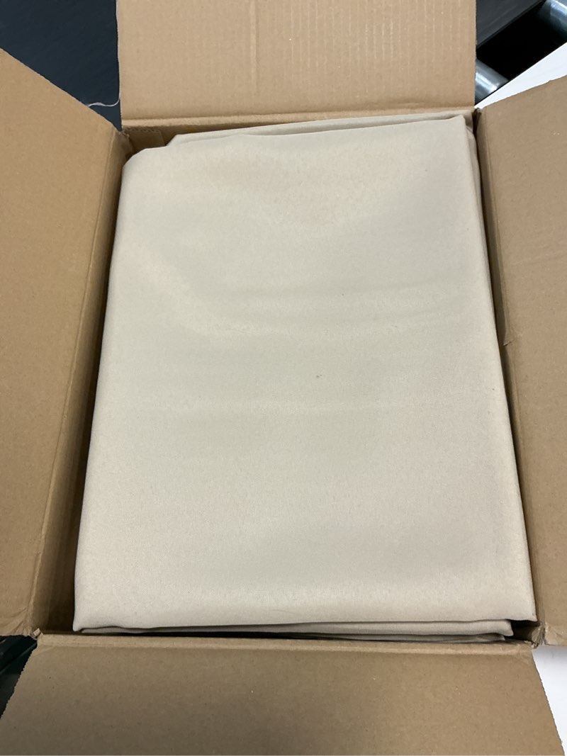 Condition photo showing Good Condition for outdoor curtains for patio waterproof - 6 panels privacy weatherproof outside curtains with grommets for pergola, gazebo, porch, cabana, balcony, 54 x 84 inch, cream cream 54"w x 84"l (pack of 6)