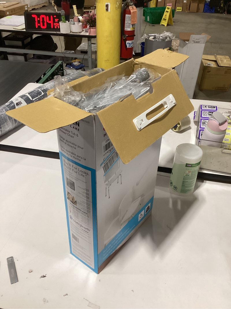 Condition photo showing New/Like New for Moen DN7030 Home Care Shower Chair, Glacier