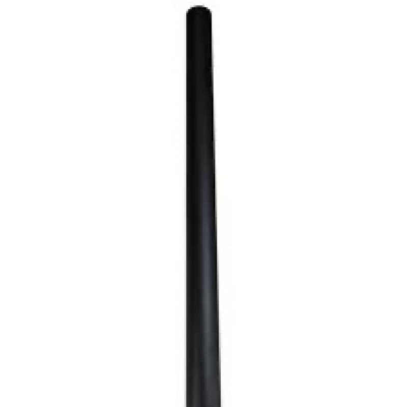 Black aluminium pole