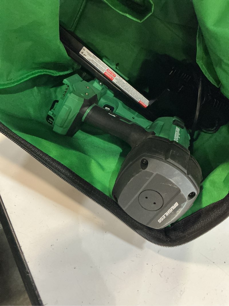 Condition photo showing As Is for metabo hpt multi-volt 3-1/2-in 21 -degree cordless roundhead framing nailer (battery included and