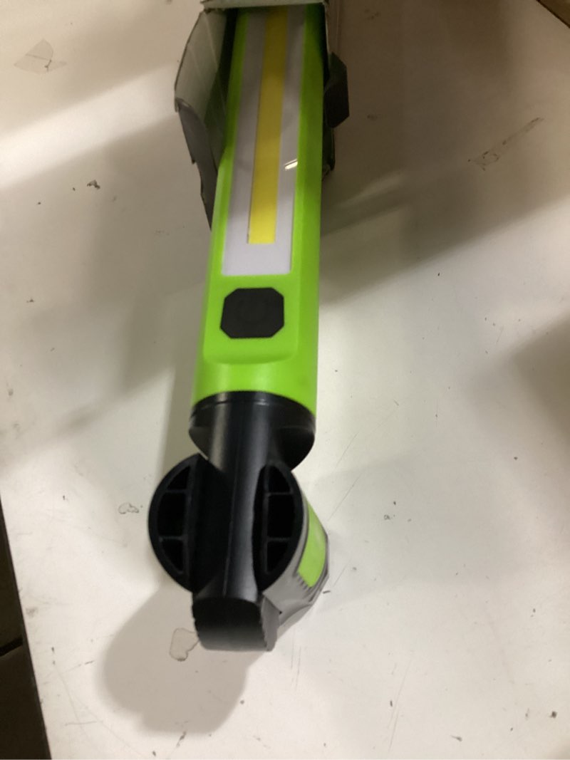 Condition photo showing Good Condition for Mechanic Work Light, 3000LM Magnetic Work Lights, 5200mAh Rechargeable LED Work Light Bar, Portable Cordless Underhood Work Lights with Hooks for Inspection Workshop Emergency Green