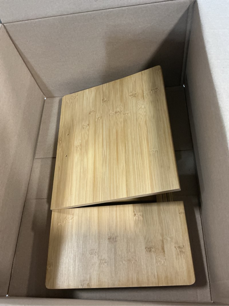 Condition photo showing Good Condition for bed laptop tray, bamboo bed tray table - adjustable bed tray, folding lap desk, laptop desk, bamboo laptop tray, adjustable angle and height, for reading writing breakfast primary color