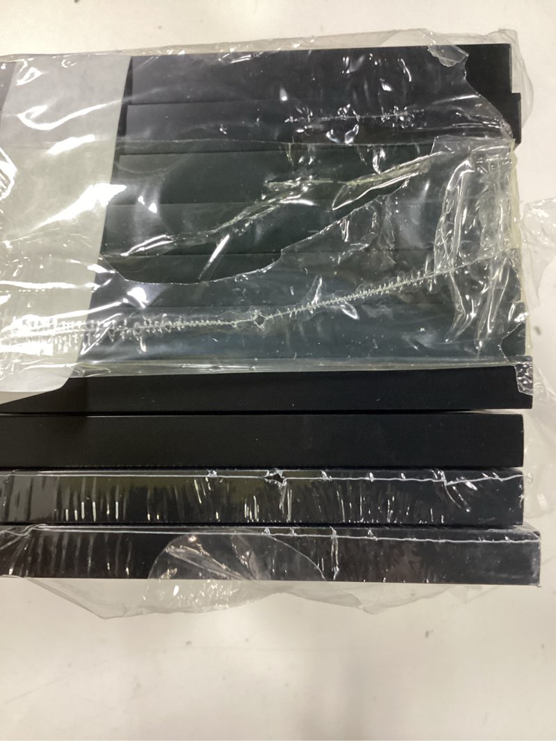 Condition photo showing Good Condition for upsimples 5x7 picture frame set of 10, display pictures 4x6 with mat or 5x7 without, multi photo frames collage for wall or tabletop display, black black 5x7