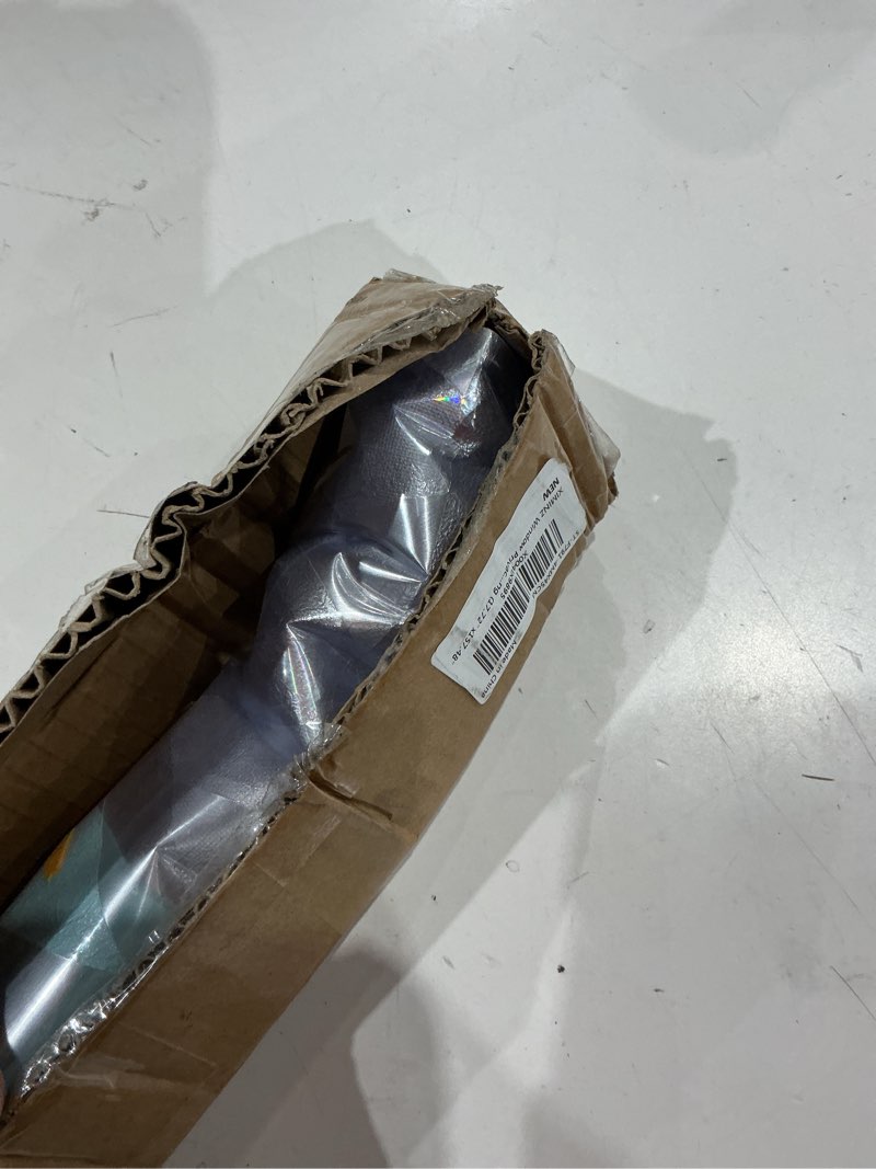 Condition photo showing As Is for window privacy film, decorative rainbow holographic cling stained glass door window film, frosted uv blocking static cling 3d suncatcher decals windows covering (17.72" x157.48") transparent (no colour in itself) 17.72" x 157.48"