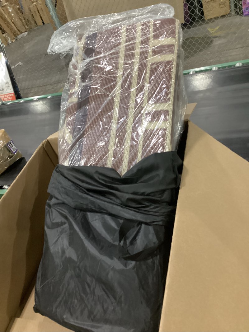 Condition photo showing Good Condition for GENIMO Outdoor Rug Waterproof for Patio Decor,Reversible Plastic Straw Rug Carpet, Camping Mat for Outdoor, RV, Backyard, Deck, Balcony, Picnic, Beach, Coffee & Beige