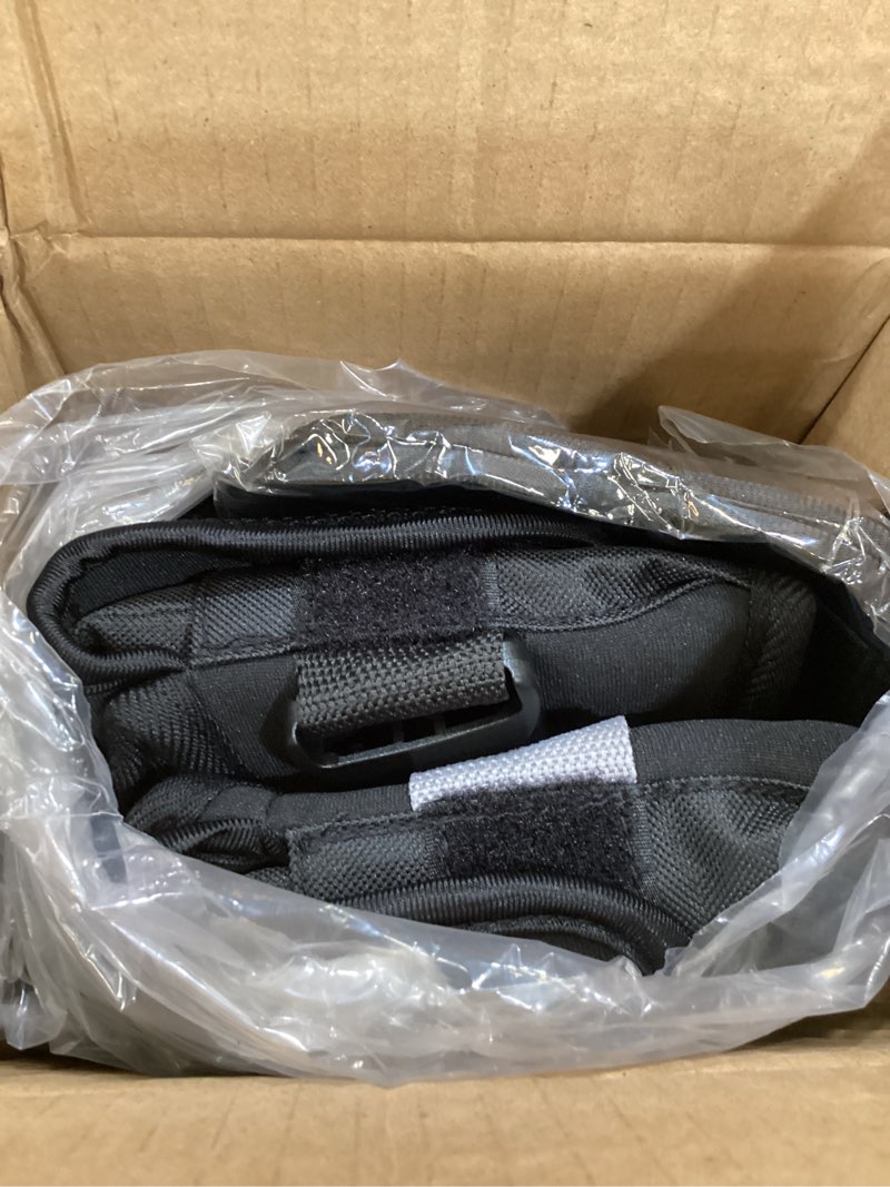 Condition photo showing Good Condition for pacearth adjustable weight vest 4-10lbs / 11-20lbs / 20-32lbs x-shape weighted vest for women and men, home workout ironsand vest with zipper pouch and 6 weight packs, available in pink, gray, black 4-10lb black
