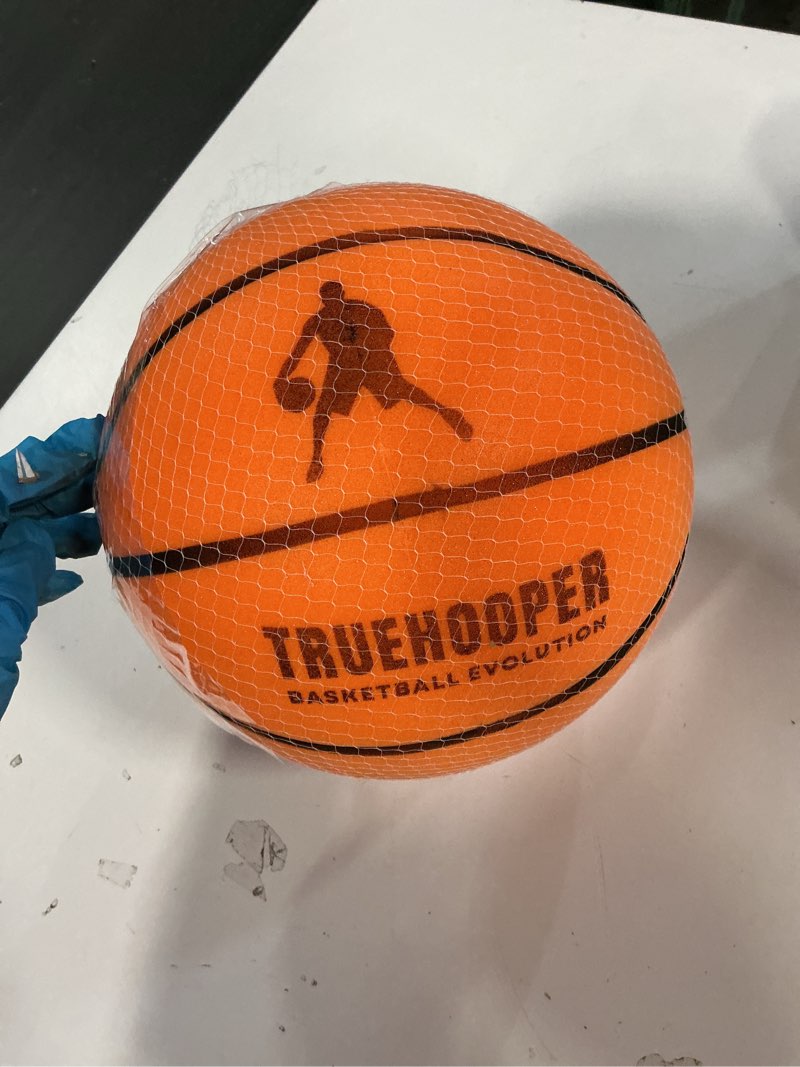 Condition photo showing New/Like New for Silent Basketball Size 7 (29.5") & 3 Indoor Basketball (PRO Version) - Grooved Foam Ball for Quit Dribbling and Indoor Training - Higher Bounce Noiseless Ball - Non-Deforming Packaging Size 7 Orange