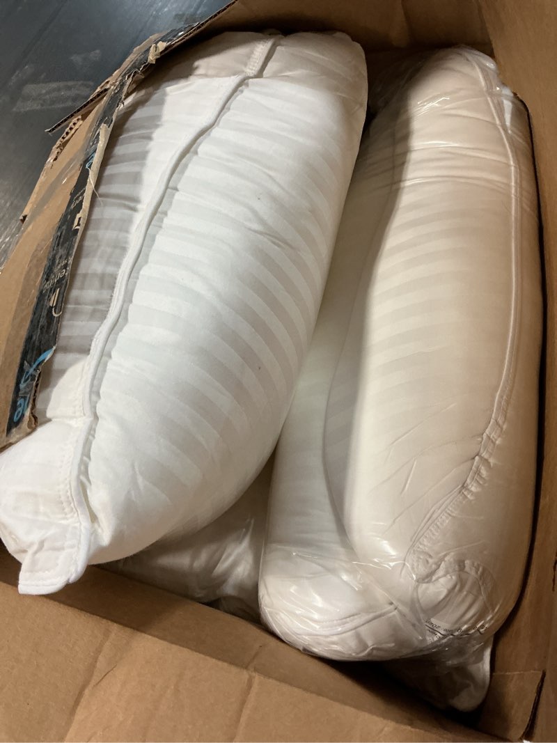 Condition photo showing Good Condition for eiue hotel collection bed pillows for sleeping 2 pack queen size?pillows for side and back sleepers,super soft down alternative microfiber filled pillows,20 x 30 inches