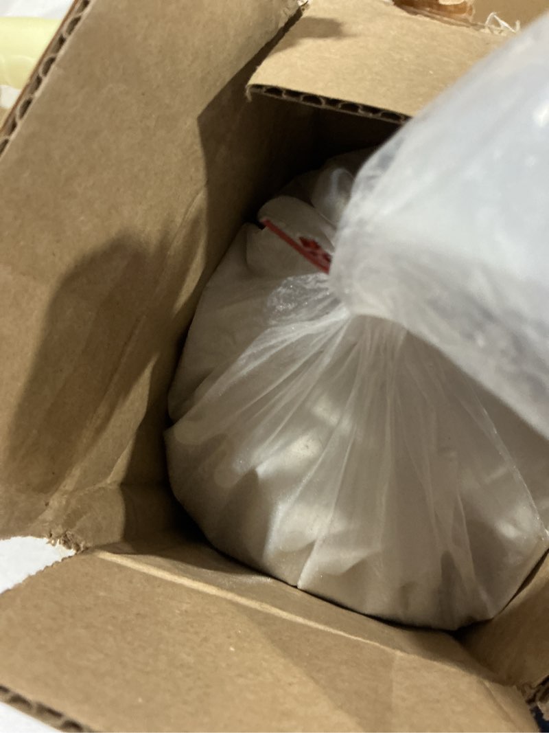 Condition photo showing As Is for #12 Glass Beads - (10 LBS or 4.54 kg) - Blasting Abrasive Media (Extra Fine) - 140-230 US Mesh for Blast Cabinets or Sand Blasting Guns