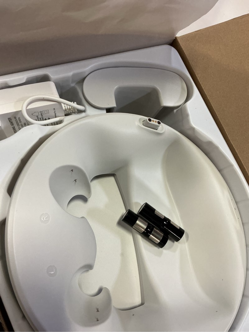Condition photo showing As Is for charging dock compatible with meta quest 3s (with charger&passthrough)