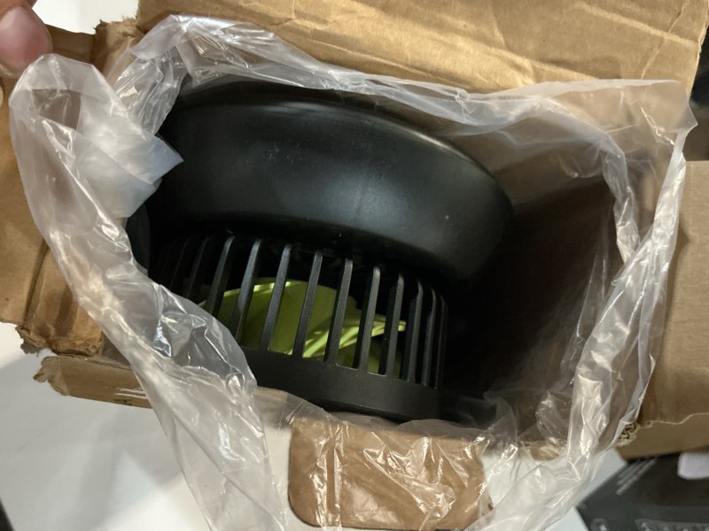 Condition photo showing Good Condition for portable 4-head car cooling fan - 3-speed adjustable, 360° rotating, cigarette lighter plug, powerful airflow for vehicles, rvs, and suvs cigarette lighter powered- large