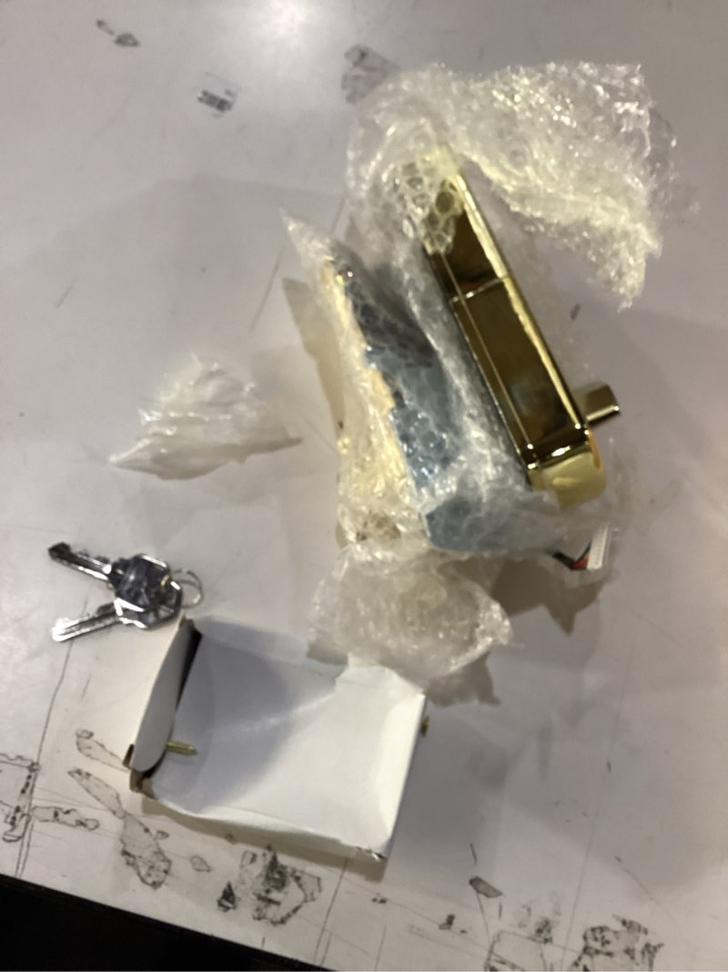 Keyless Entry Keypad Door Lock - Upgraded Smart Electronic Digital Code Deadbolt for Front Doors wit