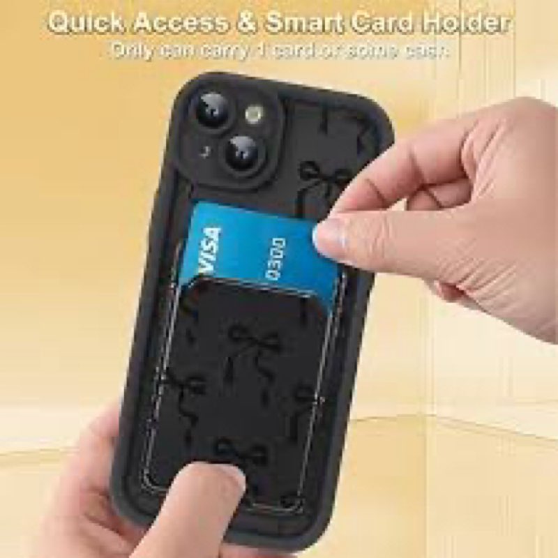 X004KXFF4P KANGHAR Case for iPhone 14..c kproof Wallet Cover-Black New