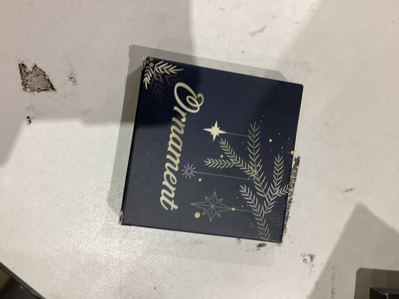 Condition photo showing New/Like New for I Saw That Ornament 2025, Funny Christmas Ornament 2025, White Elephant Gift – “I Saw That” Ceramic Ornament with Vintage Santa Artwork – Holiday Tree Decoration & Stocking Stuffer Gag Gift