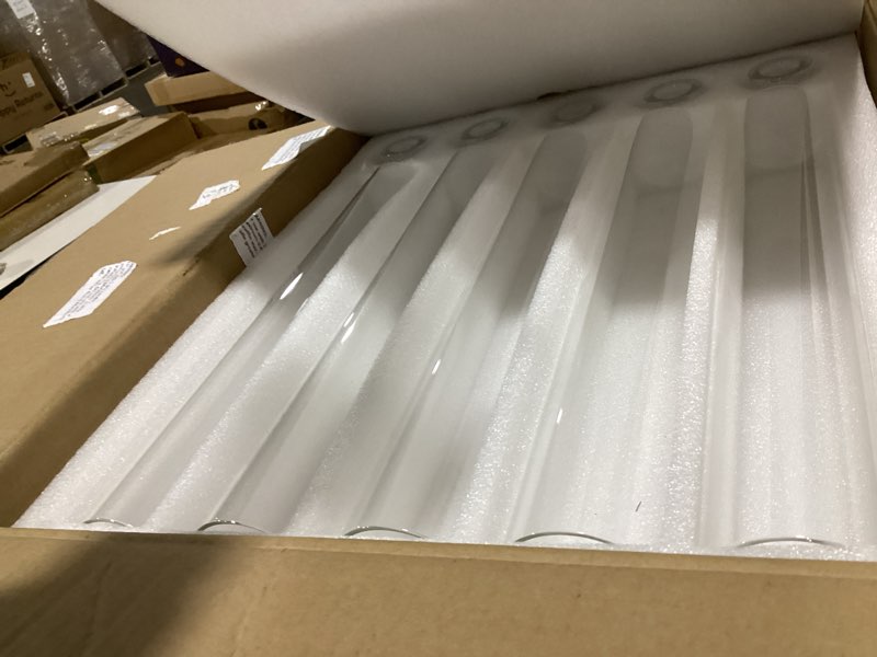 Condition photo showing New/Like New for 10 pack 14" tall hurricane glass candle holders for taper candles, clear cylinder candle holders bulk for wedding, church, event & outdoor table centerpieces, fits led candles, windproof glass decor