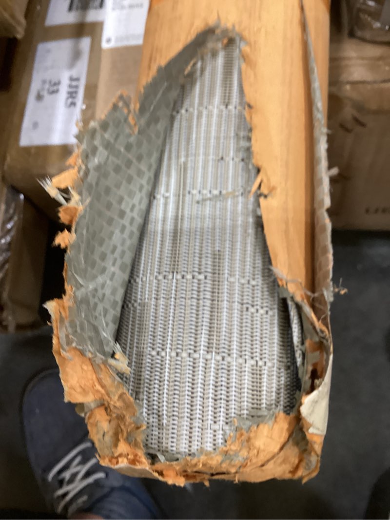 Condition photo showing Good Condition for blvornl office chair mat for hardwood floor and low pile carpet, 45" x 53" desk chair protector, pvc rug for office home, light brown 45" x 53" light brown