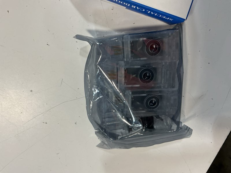Condition photo showing As Is for 4pcs car door lights logo projector for srx ct6 ct5 xts ats-l xt4 xt5 xt6,never fade led door projector,puddle lights for welcome courtesy light,shadow ghost light,car accessories