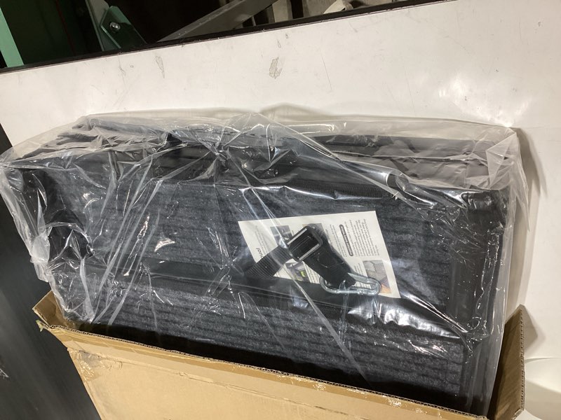 Condition photo showing Good Condition for dog stairs for large dogs, extra wide dog ramp for car with non-slip surface, foldable pet steps for cars, suv, truck, rv, supports up to 200 lbs, 4 steps 4 steps x 20''